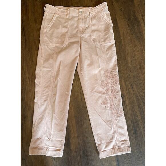 Chico's Size .5 (6 Regular) Dusty Pink Chino Pants - Picture 1 of 6